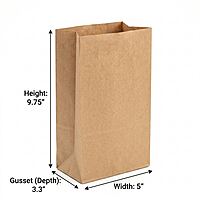 4# Brown Paper Bags 8/500