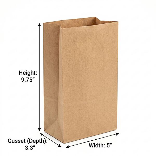 4# Brown Paper Bags 8/500