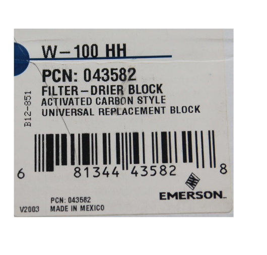 Piedra Desecante Funcion Limpieza Por Quemaduras Liquido Emerson - W-100