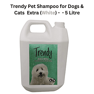 Trendy Pet Shampoo  Extra White -  - 5 Litre