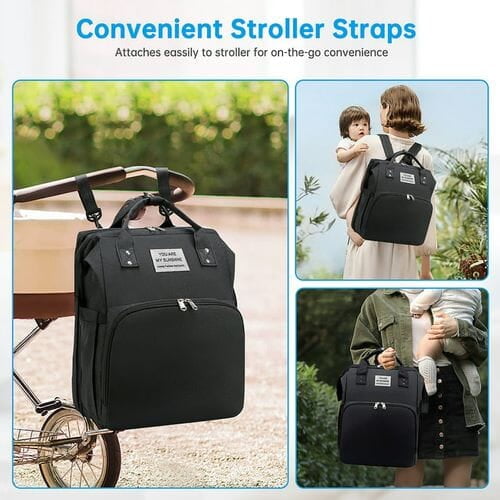 Waterproof Multipurpose Foldable Baby Bed And Diaper Bag