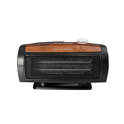 Usha FH 1212 fan heater running with power indicator light turned on.