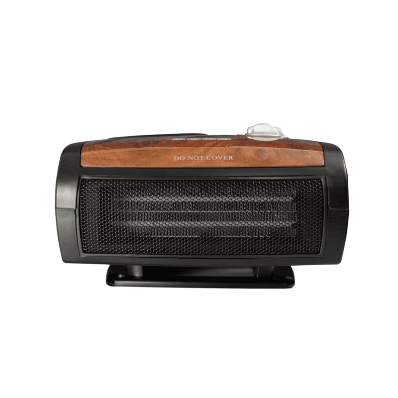 Usha FH 1212 fan heater running with power indicator light turned on.