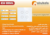ZigBee 4 Gang Switch