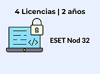 ESET NOD 32 | 4 Licencias | 2 años
