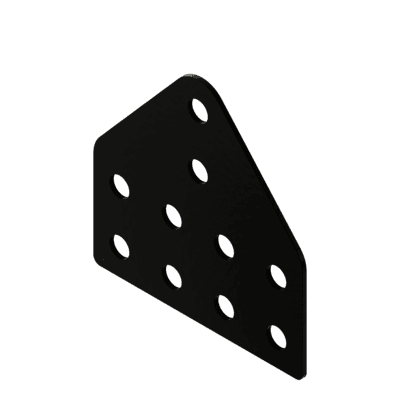 4" Center Adapter - Black