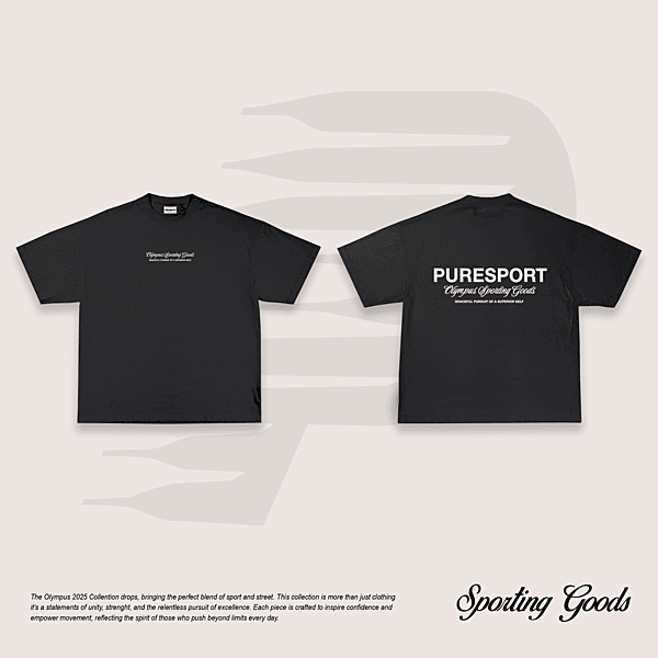 Olympus Puresport Grey - Oversize Shirt