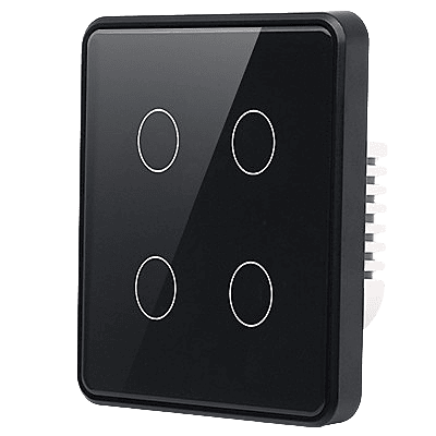 Akubela Zigbee UK Touch Switch 4 Gang