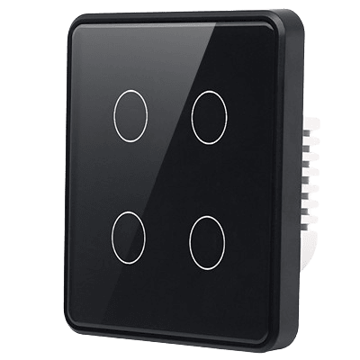 Akubela Zigbee UK Touch Switch 4 Gang