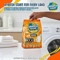 Washing Powder Detergent Lemon Caribbean Clean 5kgs. 4/1