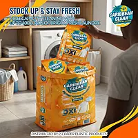 Washing Powder Detergent Lemon Caribbean Clean 5kgs. 4/1
