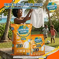 Washing Powder Detergent Lemon Caribbean Clean 5kgs. 4/1