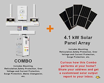 5.0 kW SUNSYNK Hybrid - FREEDOM WON Combo, c/w 15.0 kWh Lithium Battery