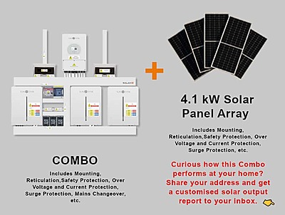 5.0 kW SUNSYNK Hybrid - SUNSYNK Combo, c/w 3 x 5.32 G kWh Lithium Batteries