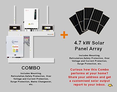 5.0 kW SOLIS S6 Hybrid - HUBBLE Combo, c/w 5.5 kWh Lithium Battery