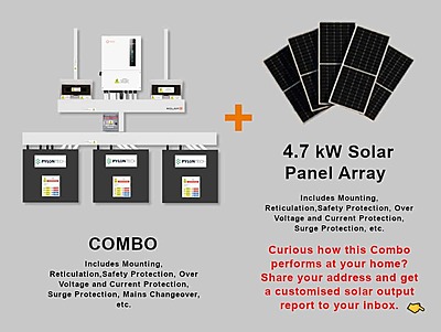 5.0 kW SOLIS S6 Hybrid - PYLONTECH Combo, c/w 3x 3.5 kWh Lithium Batteries