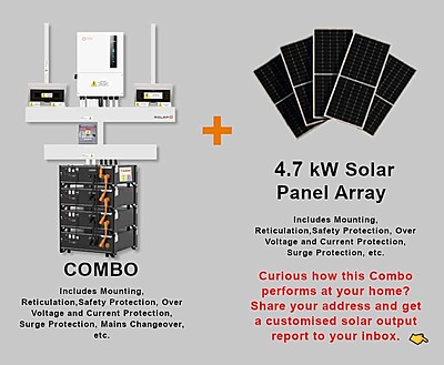 5.0 kW SOLIS S6 Hybrid - PYLONTECH Combo, c/w 4x 3.5 kWh Lithium Batteries