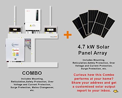 6.0 kW SOLIS S6 Hybrid - HUBBLE Combo, c/w 5.5 kWh Lithium Battery