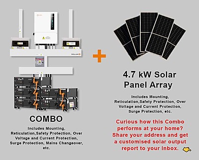 6.0 kW SOLIS S6 Hybrid - PYLONTECH Combo, c/w 5x 3.5 kWh Lithium Batteries