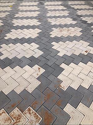 VShape paving blocks