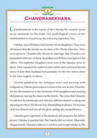 Manifestations of Lord Siva Manifestations of Lord Siva