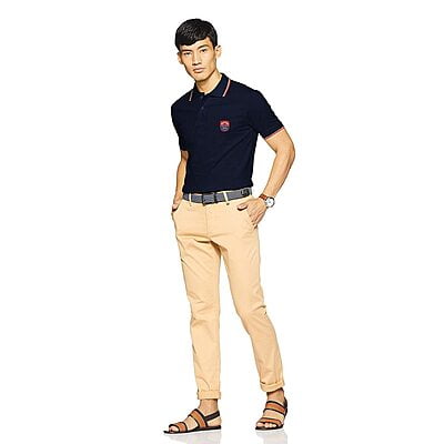 ONN Men's Solid Regular Active fit Polo OA735 | InnerMan