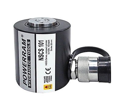 POWERRAM Hydraulic Low Height Single Acting Spring Return Cylinder, NSCS Series