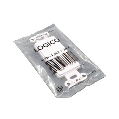 Decorator Blank Wall Plate - White Decorator Blank Wall Plate - White