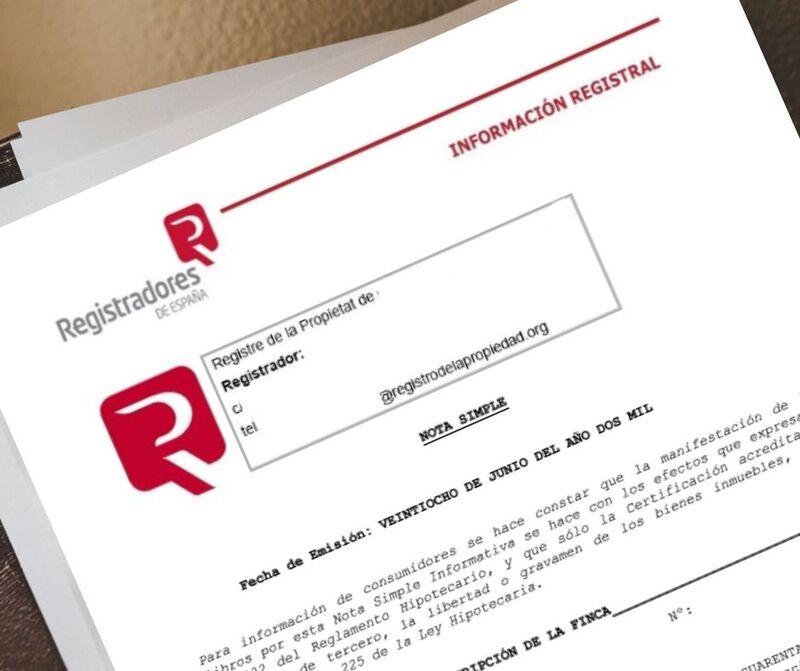 Solicitar Nota Simple Solicitar Nota Simple