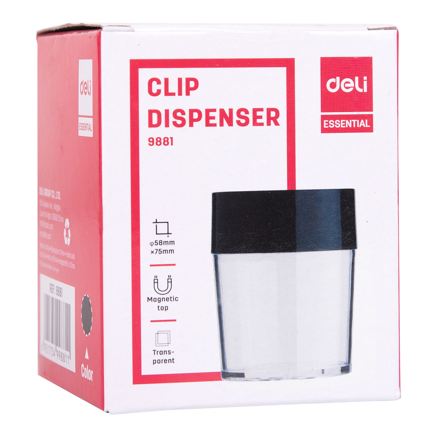 DELI E9881 CLIP DISPENSER - MAGNETIC