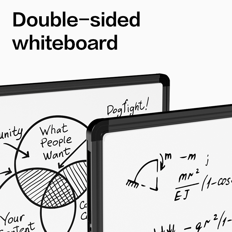 DELI V353-2 MAGNETIC MOBILE WHITEBOARD 5x3FT