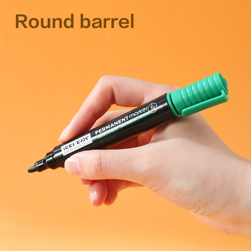 DELI UU101-GN ISELECT PERMANENT BULLET MARKERS GREEN