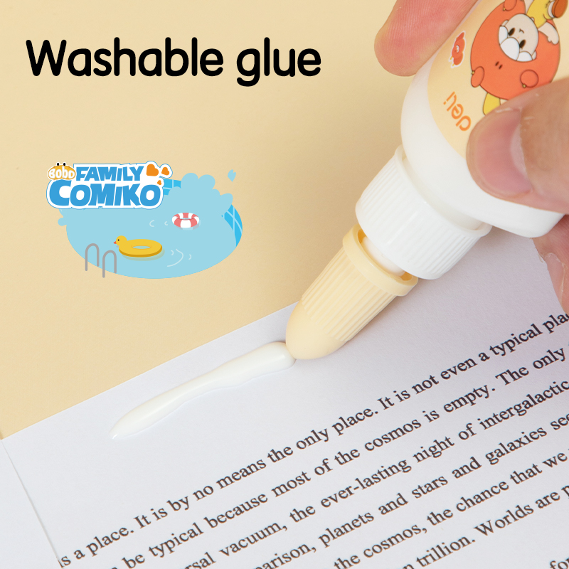 DELI A566 COMIKO WHITE GLUE 40ML FOR WOOD/PAPER/CARDBOARD
