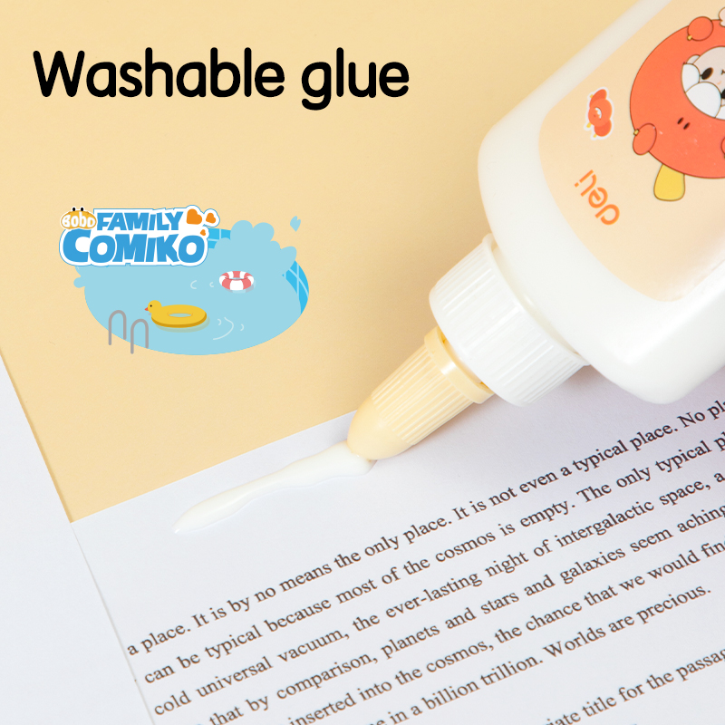 DELI A567 COMIKO WHITE GLUE 120ML FOR WOOD/PAPER/CARDBOARD