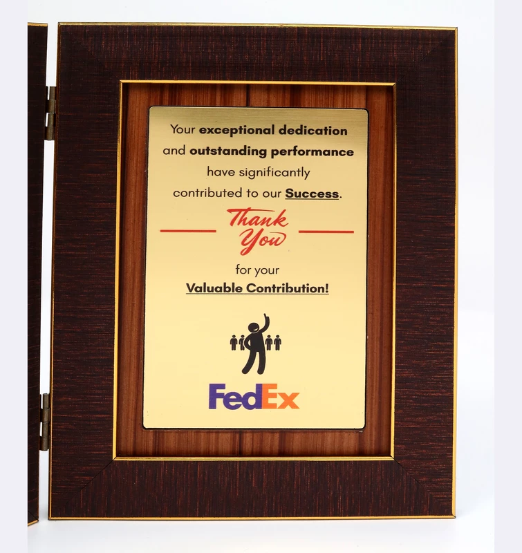 FEDEX  BBOK STYLE TROPHY