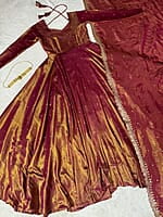 B1960: Beautiful Soft Dola Silk Lehenga Set