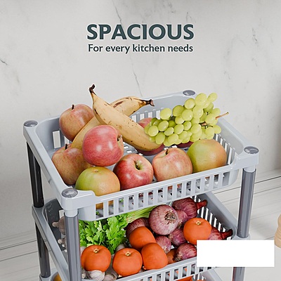 Amazkart 3-Layer Kitchen Multipurpose Rack for Storage Amazkart 3-Layer Kitchen Multipurpose Rack for Storage