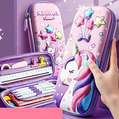 Amazkart 17 Pcs Unicorn Stationery Gift Set for Kids Amazkart 17 Pcs Unicorn Stationery Gift Set for Kids
