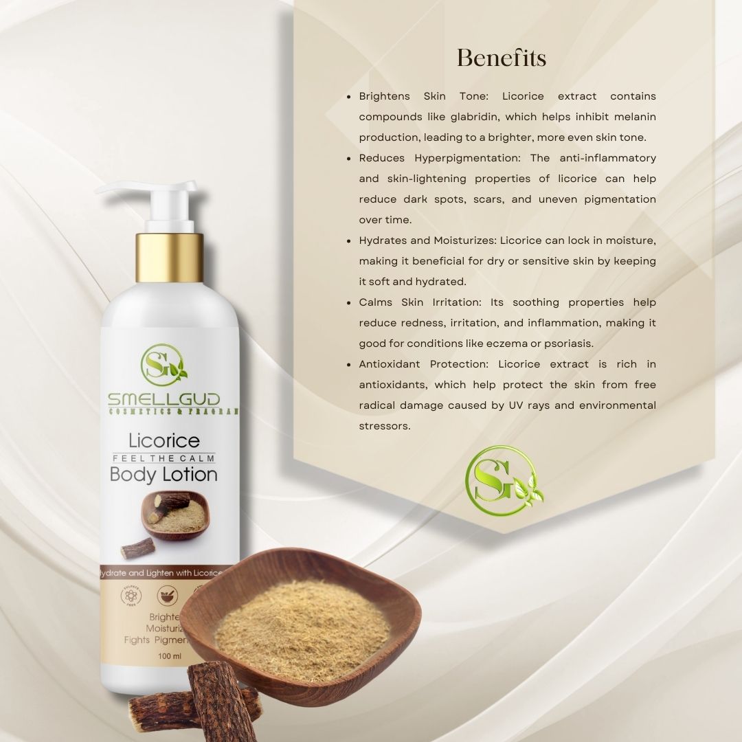 All Season Body Lotion | With Vitamin Enriched & Goodness of Licorice|Certified palm oil free, Vegan & Chemical free| (Pack of 1x100 ML)