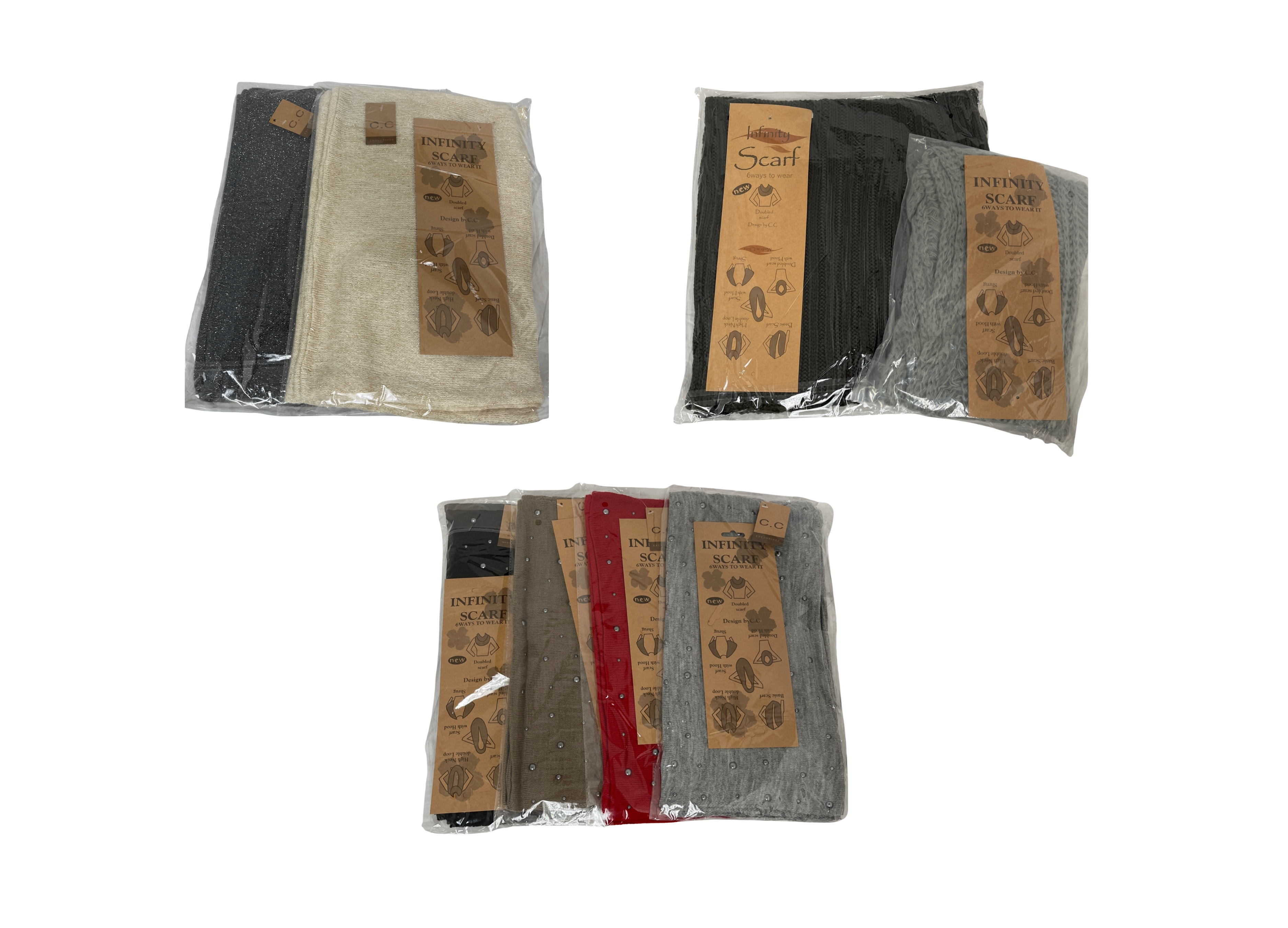 CC Beanie Cold Weather Pallet - 707 Winter Accessories - Beanies/Scarves/Gloves - Retail $15 | $1.00 Each