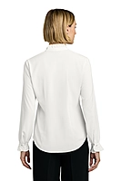 Brooks Brothers® Women’s Long Sleeve Ruffle Collar Blouse - BB18011