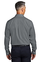 Brooks Brothers® Wrinkle-Free Stretch Pinpoint Spread Collar Shirt - BB18012