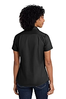 Port Authority® Women's Short Sleeve SuperPro™ Twill Shirt - L664