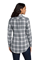 Port Authority® Women's Plaid Flannel Tunic - LW668