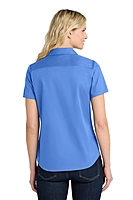 Port Authority® Women's Short Sleeve SuperPro React ™ Twill Shirt - LW809