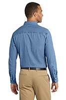 Port & Co™ Long Sleeve Value Denim Shirt - SP10