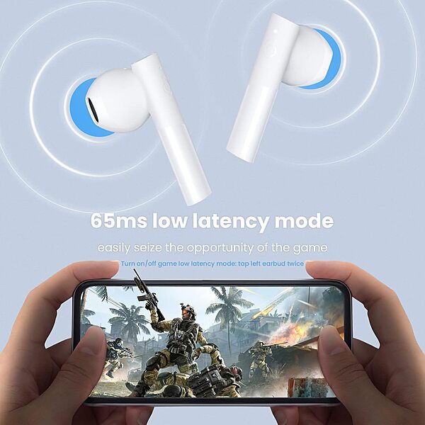 Haylou GT6 Bluetooth TWS Earbuds - White