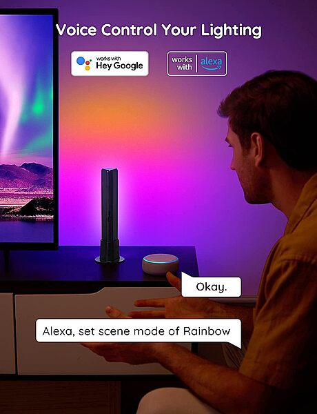 Govee RGBICWW WiFi + Bluetooth Flow Plus Light Bars