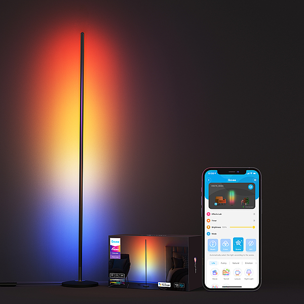 Govee RGBICW Smart Corner Floor Lamp