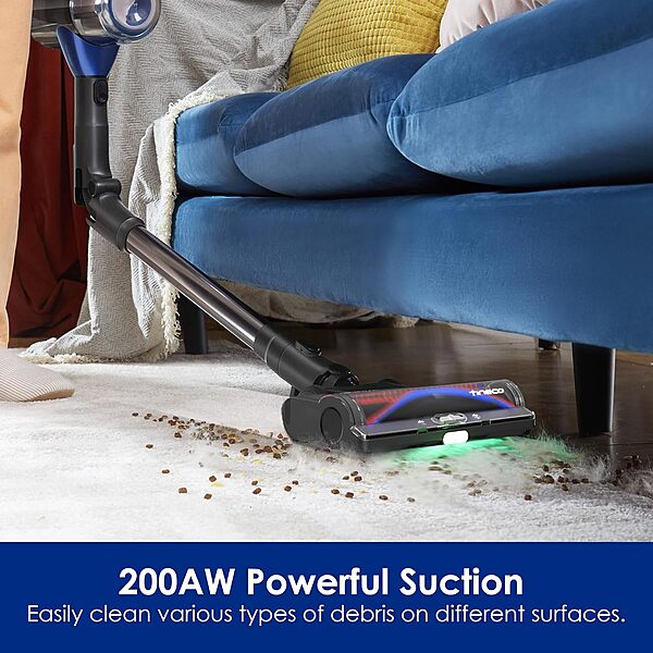 Tineco PURE ONE S50 Pro Cordless Vacuum - 200AW, up to 95min Runtime